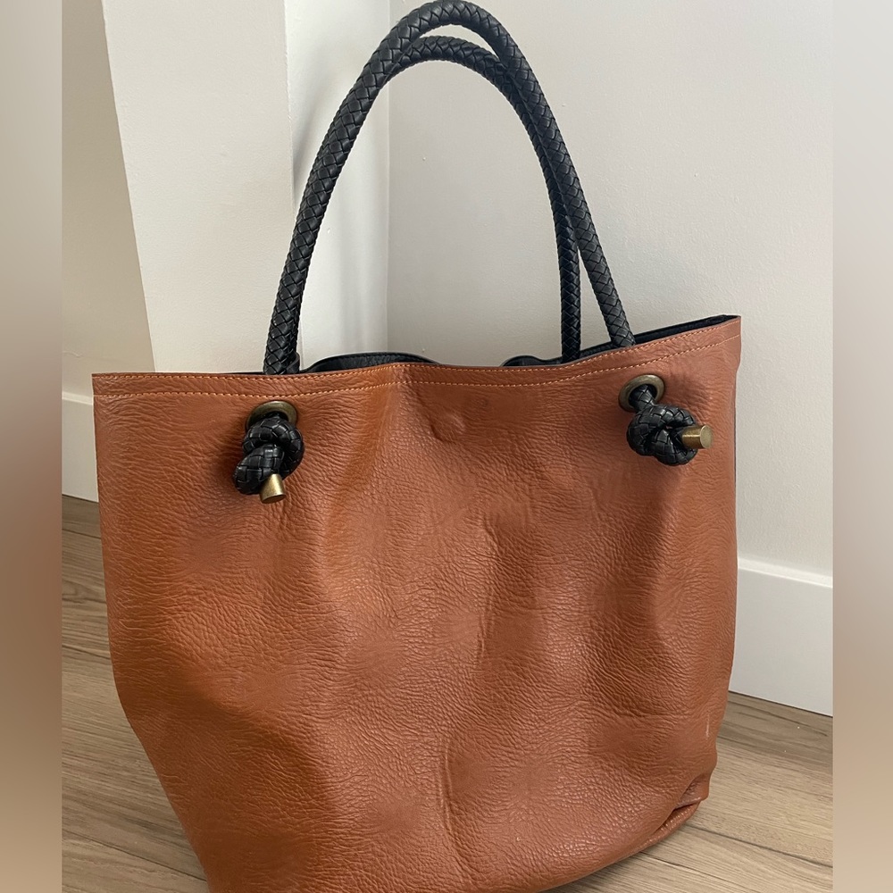 UO leather tote